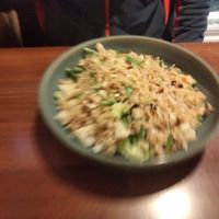 XO fried rice at Lotus Plant Based Kitchen in Manchester