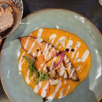 Patate douce rôtie carotte at Enracinés  in Lyon