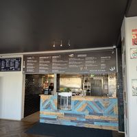 Menu and counter  at El Gringo in Reykjavik