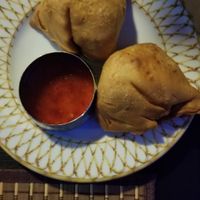 Samosas at Shanthi Indian and Sri Lankan Cuisine in Unterseen