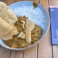 Sri Lankan pumpkin curry  at Cafe 100 Watt in Noord-brabant