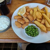 Vegan scampi at Bunbury arms in Chester