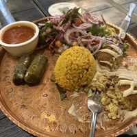 Ooops, eaten 1/2 of it alreadyy  at Anatolia Turkish Cuisine in Forster