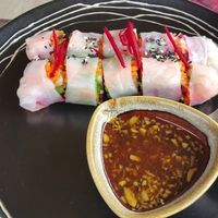 Rolls  at June's Art Cafe in Koh Samui