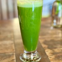 Green juicee  at June's Art Cafe in Koh Samui