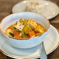 Penang curry  at June's Art Cafe in Koh Samui