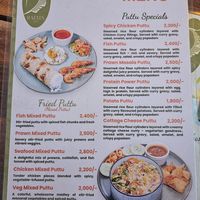 Menu at Ratata Cafe in Eastern Province