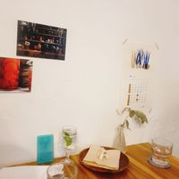 Interior at Nayuta Cafe in Busan