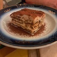 Vegan tiramisu at Hatool HaYarok - The Green Cat in Tel Aviv