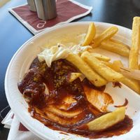 Currywurst  at Curry Cult in Sachsen