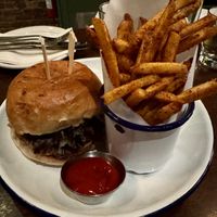 Got the veganized herbivore burger. Was incredible! I don’t recommend the Cajun fries though.   at Broken Hill in Nelson