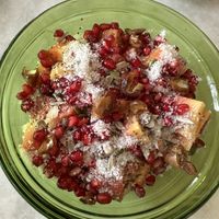 Fruit Bliss Bowl  at Conscious Cafe in Auroville
