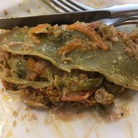 Soya lasagna....😋  at Cultura Dos Sabores in Porto