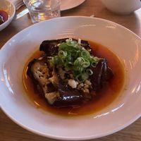Aubergine with chilli and macadamia  at cornerstore in Noord-holland