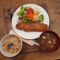 Katsu set at Ohisamaya in Sendai