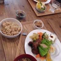 Set meal and curry at Ohisamaya in Sendai