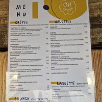 Diverse gerechten zijn te veganizen at Oh Crepe in Utrecht