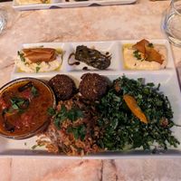 Vegan Mezze at Lazeez in Liege