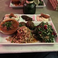 Assiette vegan  at Lazeez in Liege