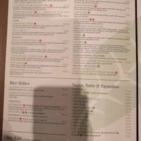 Part of the card  at Little Bay Bar and Indian Restaurant in 
