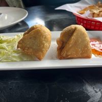 Veggie Samosa at Flavors of India in Amarillo