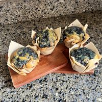 Spiced blueberry muffinns  at Xochitla Bakehouse and Kitchen  in Raleigh