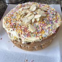 Vanilla almond cake  at Xochitla Bakehouse and Kitchen  in Raleigh