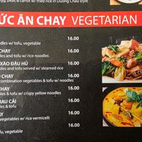 Their Vegan/Vegetarian part of the Menu at Pho Akaushi Seafood & Noodle Temecula in Temecula