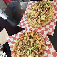   at Cinders Wood Fired Pizza in Redding