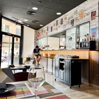 The interior at Basilico Restaurant Pizzería in Oviedo