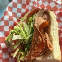 Trio (best sub ever)  at Deli Prince Arthur in Montreal