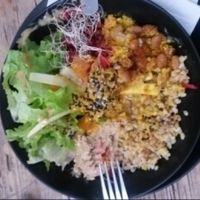 Love Bowl....gigantic....very very recommendable  at Moehren Milieu Eco Cafe in Mainz