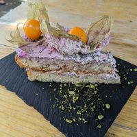 dessert (not recommendable) at Moehren Milieu Eco Cafe in Mainz