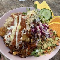Budda bowl at Moehren Milieu Eco Cafe in Mainz