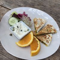 Cesadilla (it’s been 5 but we were too hungry ;)) at Moehren Milieu Eco Cafe in Mainz