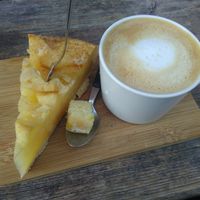 Omas Apfelkuchen at Moehren Milieu Eco Cafe in Mainz