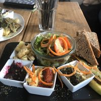 Brunch at Moehren Milieu Eco Cafe in Mainz