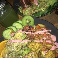 Morissey and Buddha  at Moehren Milieu Eco Cafe in Mainz