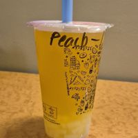 Peaches with lichi at BUBBLIFY in Hlavní Město Praha