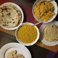 Coconut and Parata Rotti at MC Cafe in Central Province