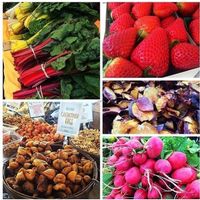 So many fresh fruits and veggies 
 at Farmer's Market in Studio City