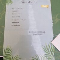 gin tonic at Food Factory Crema in Crema