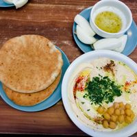 Hummus at Abu Hassan - Jaffa at Abu Hassan - Jaffa in Tel Aviv