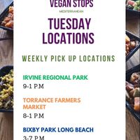 Bixby park farmers market on Tuesdays   at Vegan Stops in Long Beach