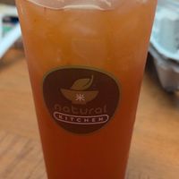 Strawberry mango green tea at Natural Kitchen in Orange Park