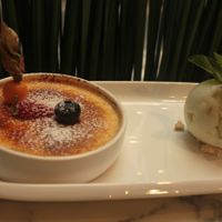creme brulee with cinnamon  at OVOCafe - Wan Chai Rd in Hong Kong Island