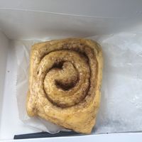 Pumpkin cinnamon roll at Bellefonte Cafe  in Wilmington