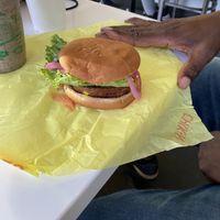 Earth burger at Earth Burger - NW Loop in San Antonio