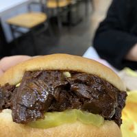 Bbq jackfruit  at Earth Burger - NW Loop in San Antonio
