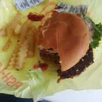 First time their got the double patty. The best!!! at Earth Burger - NW Loop in San Antonio